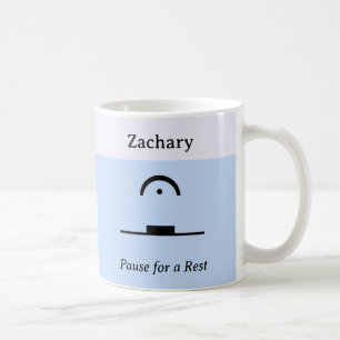 Caneca De Café Pausar para Descansar Humorístico Divertido Trocad