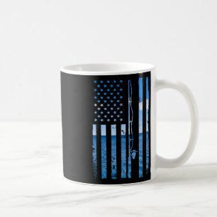 Caneca De Café Pavilhão Americano Peixe Pescador Funny B Fishin