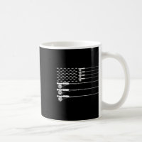 Pavilhão Americano Pescar Rod Truta Patriota Homen