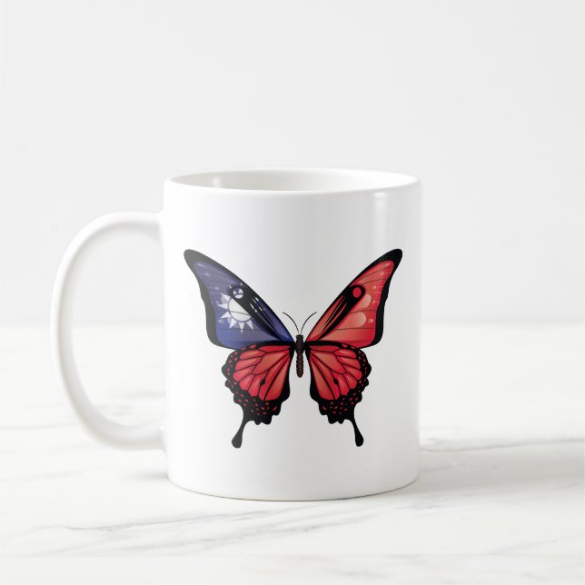 Caneca De Café Pavilhão da Borboleta Swallowtail de Taiwan (Esquerda)