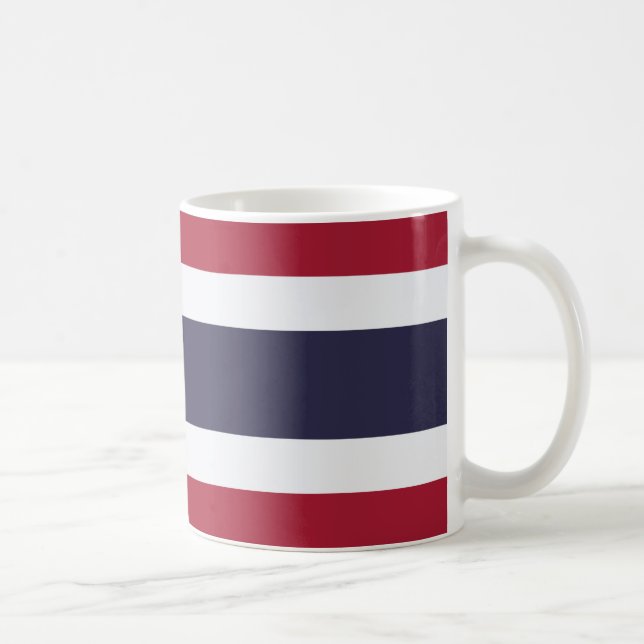 Caneca De Café Pavilhão da Tailândia Caça Cerâmica (Direita)