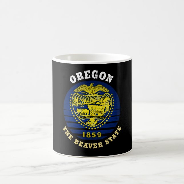 CANECA DE CAFÉ PAVILHÃO DO ESTADO DE BEAVER DE OREGON (Centro)