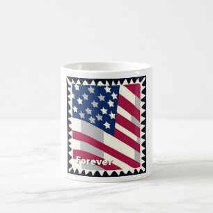 CANECA DE CAFÉ PAVILHÃO DOS ESTADOS UNIDOS DA AMÉRICA PARA SEMPRE