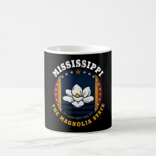 CANECA DE CAFÉ PAVILHÃO ESTATAL MISSISSIPPI MAGNOLIA
