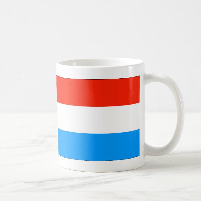 Caneca De Café pavilhão luxemburguês (Direita)