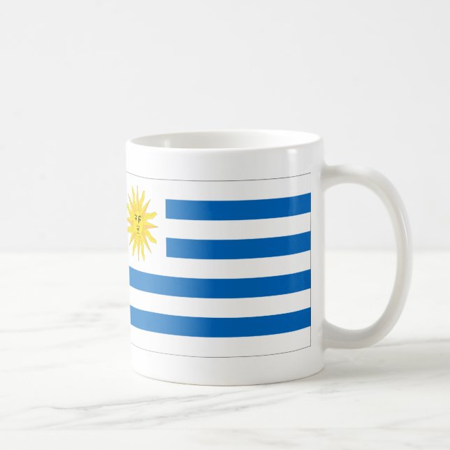 Caneca De Café pavilhão Uruguai (Direita)