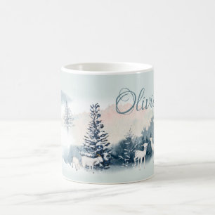 Caneca De Café Pavimentos de inverno em Woodland