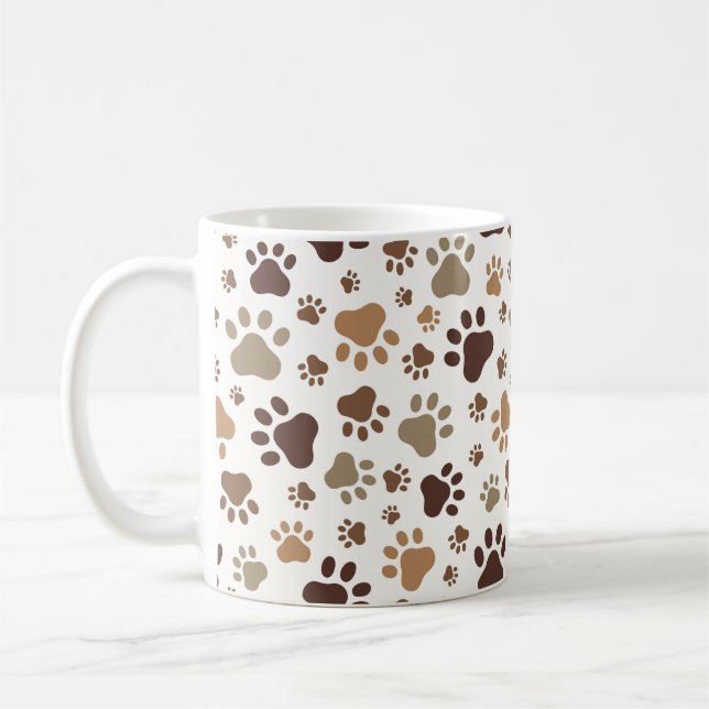 Caneca De Café Paw Prints Mug (Esquerda)