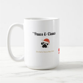 Caneca De Café Paws & Claus – Santa’s Favorite Pet
