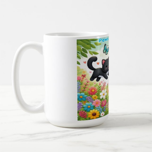 Caneca De Café Paws & Positivity (Esquerda)