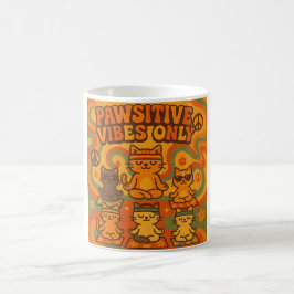 Caneca De Café Pawsitive Vibes Only