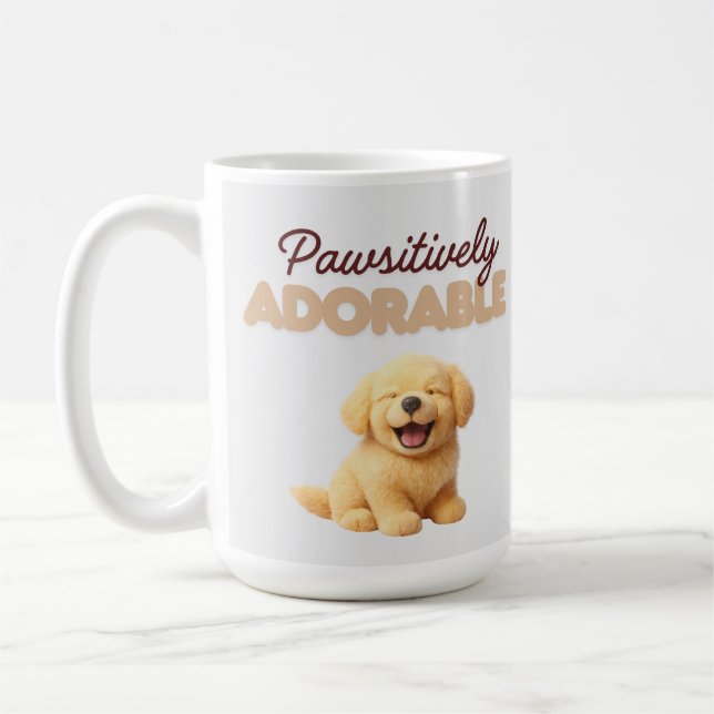 Caneca De Café Pawsitively Adorable  (Esquerda)