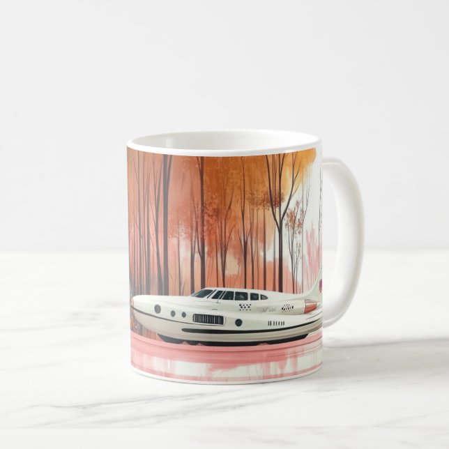 Caneca De Café Payen PA-49 Katy, um avião experimental francês r (Frente Esquerda)