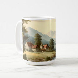 Caneca De Café Paysage de montagne