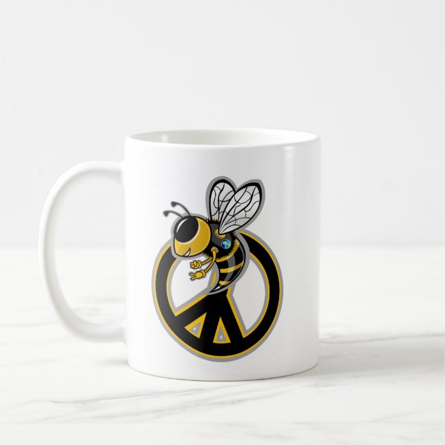 Caneca De Café Paz Abelha  (Esquerda)