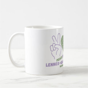 Caneca De Café Paz, Amor, Cure Mug