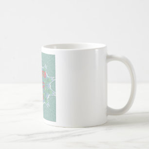 Caneca De Café Paz, Amor e Estampa Africana