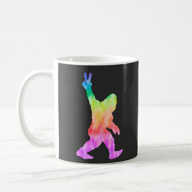 Caneca De Café Paz Amor Pé Grande   (Esquerda)