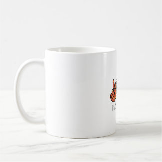 Caneca De Café Paz Amor Queda Leopard Gnome Autumn Ação de Graças