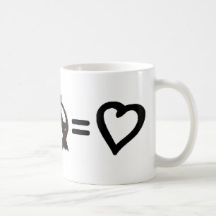 Caneca De Café Paz + Anarquia = amor