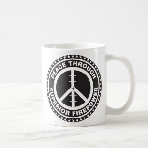 Caneca De Café Paz com a potência de fogo superior