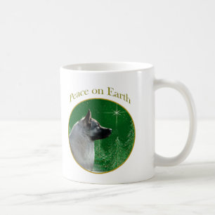 Caneca De Café Paz de Elkhound do norueguês