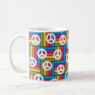 Caneca De Café Paz dos anos 70