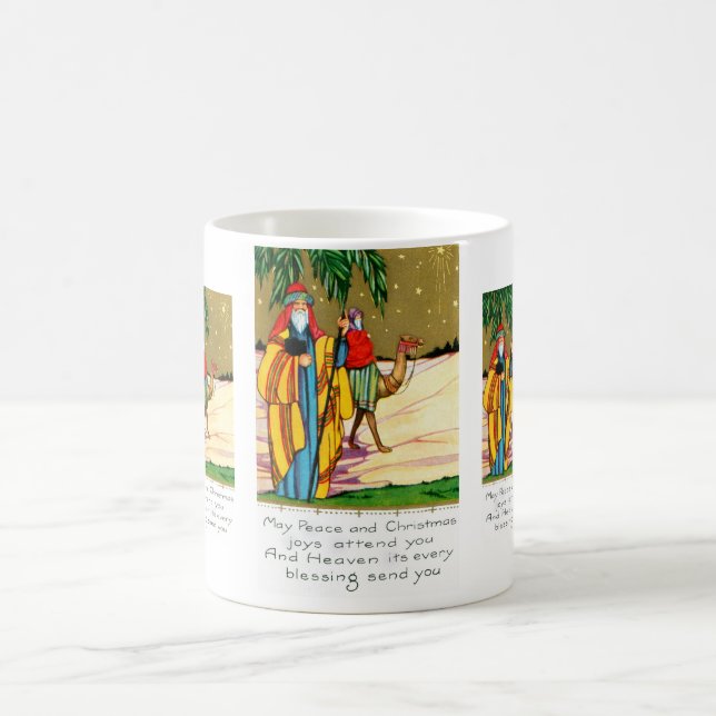 Caneca De Café Paz e alegria de Natal (Centro)