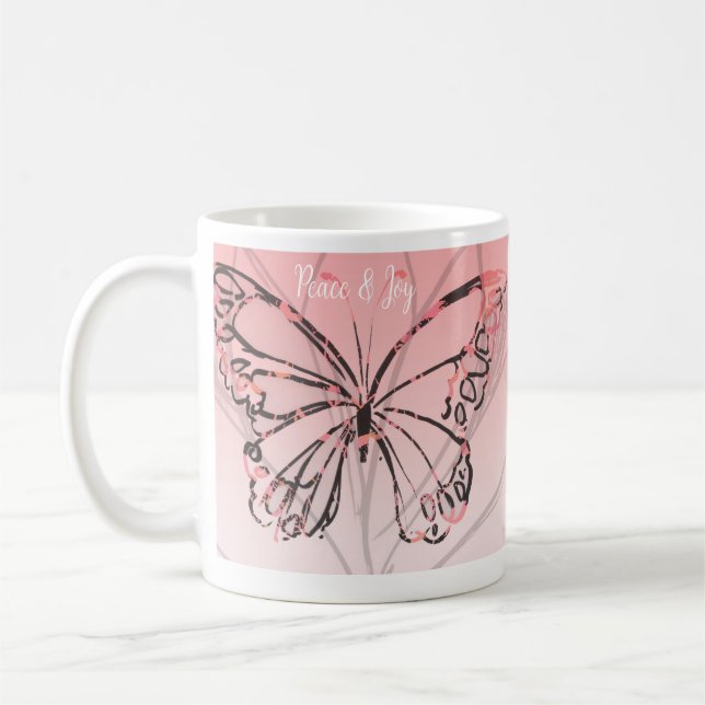 Caneca De Café Paz e Joy (Esquerda)