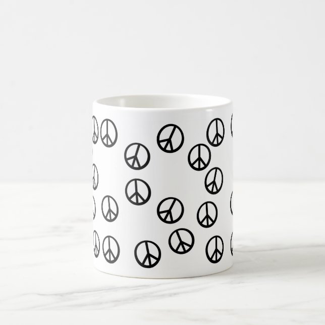 Caneca De Café Paz-Encheram o café! (Centro)