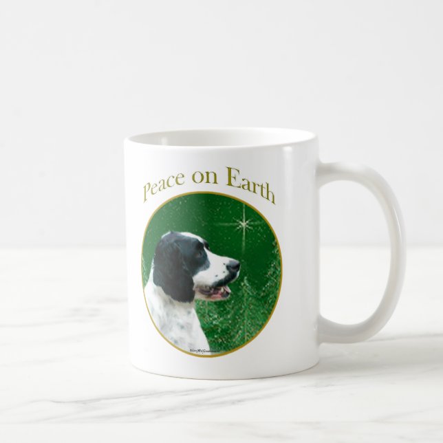 Caneca De Café Paz Inglês Springer Spaniel (Direita)