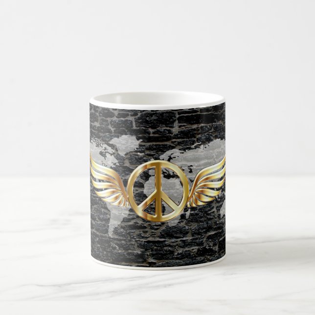 Caneca De Café Paz mundial (Centro)