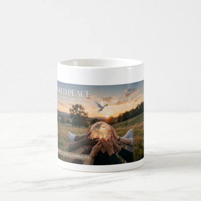 Caneca De Café Paz Mundial (Centro)