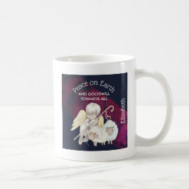 Caneca De Café Paz na Terra e Boa Vontade em direção a todos os S