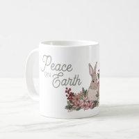 Paz na Terra Flores Rosa e Coelho