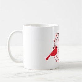 Caneca De Café Paz nos Cardinhos de Natal da Terra