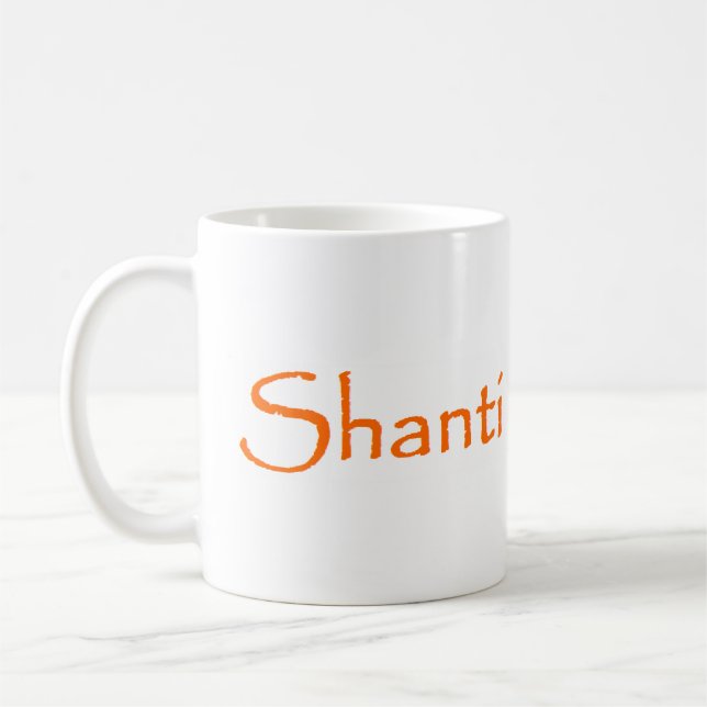 Caneca De Café paz shanti (Esquerda)