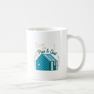 Caneca De Café Paz & silêncio