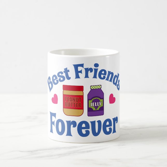 CANECA DE CAFÉ PB&J BFF (Centro)