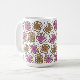 Caneca De Café PBJ Sandwich