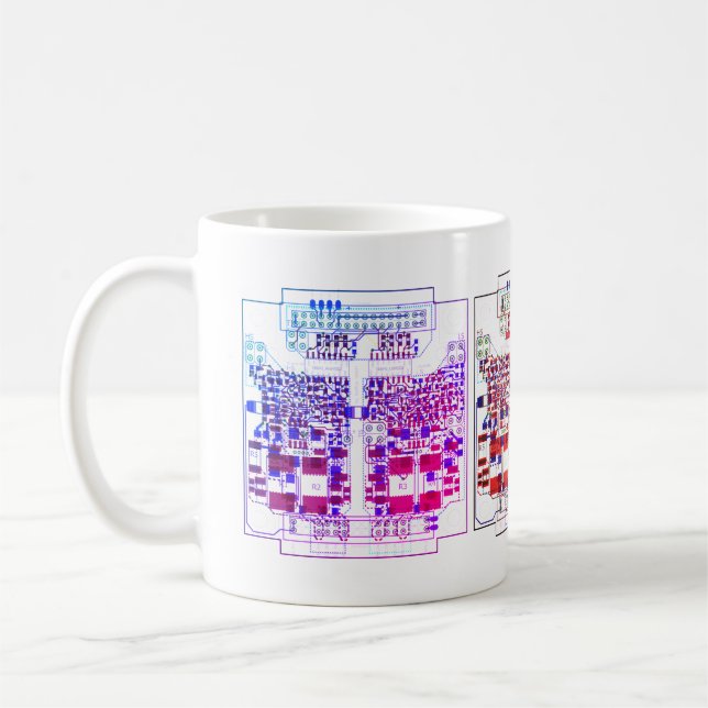 Caneca De Café PCB Printed Circuit Board Treiber Platinen Tasse  (Esquerda)