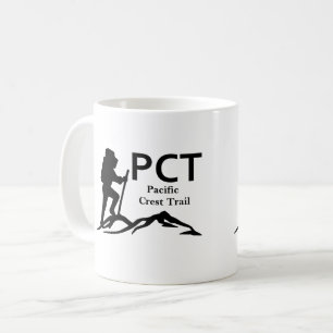 Caneca De Café PCT - Trilha de repouso do Pacífico