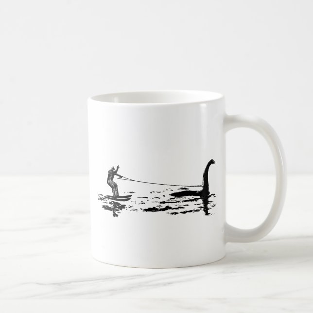 Caneca De Café Pé e Nessie grandes (Direita)