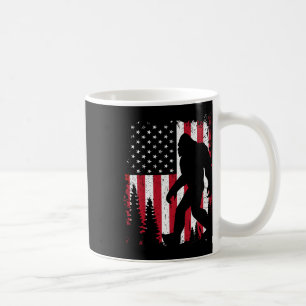 Caneca De Café Pé Grande 4 De Julho Americano Bandeira Patriótica