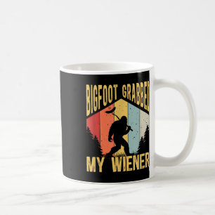 Caneca De Café Pé-Grande Agarrado Meu Sasquatch De Churrasco Funn
