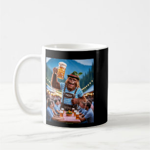 Caneca De Café Pé grande alemão sasquatch lederhosen engraçado 20