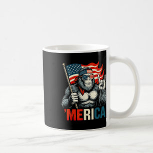 Caneca De Café Pé Grande América Rocha Bandeira Americana Patriót