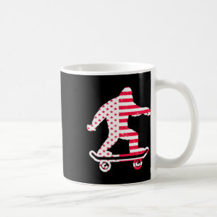 Caneca De Café Pé Grande Bandeira América Skateboarders Skate
