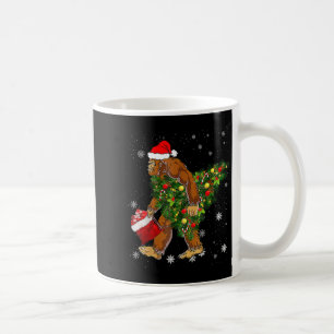 Caneca De Café Pé Grande Carregando Árvore de Natal Crença