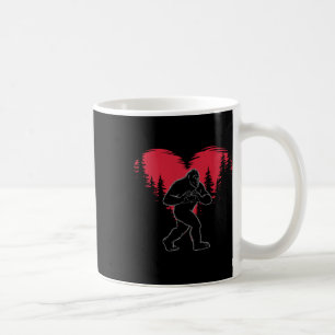 Caneca De Café Pé Grande Engraçado Apaixonado Coração Feliz Dia d